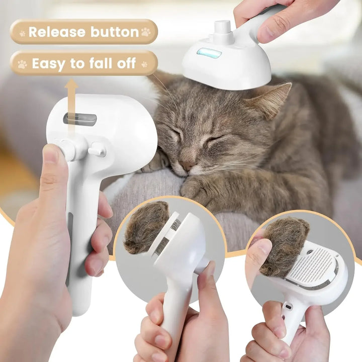 3-in-1 Electric Pet Hair Brush